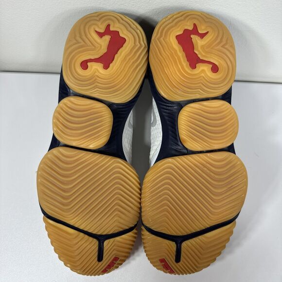 Nike Lebron XVI Low USA Men's Size 11.5 Navy White Gold Gum CI2668 101 - Picture 11 of 15